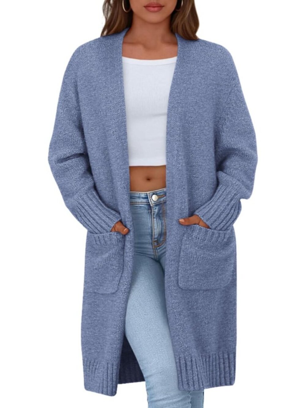 Chic Open Front Cardigan Sweater for Women | Cozy Layering Essential